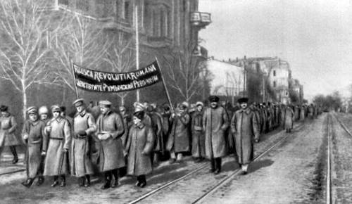 Румынский революционный батальон в Одессе. 1918.