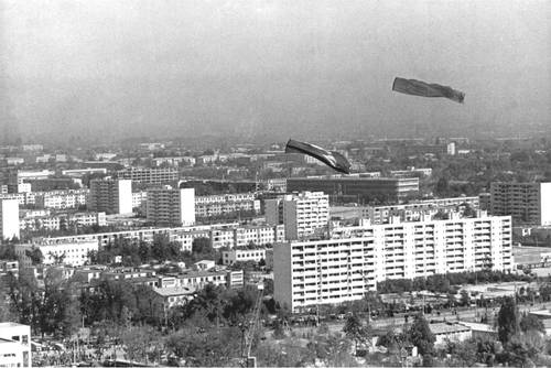 Ташкент. Вид части города.