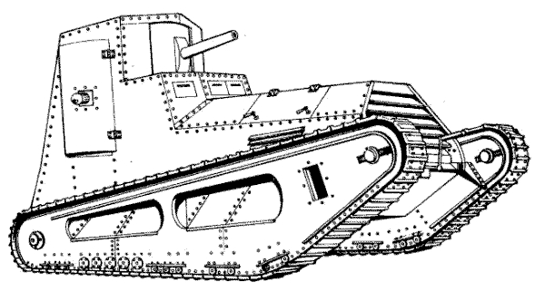 Легкий танк LK-II (Октябрь 1918 г.)
